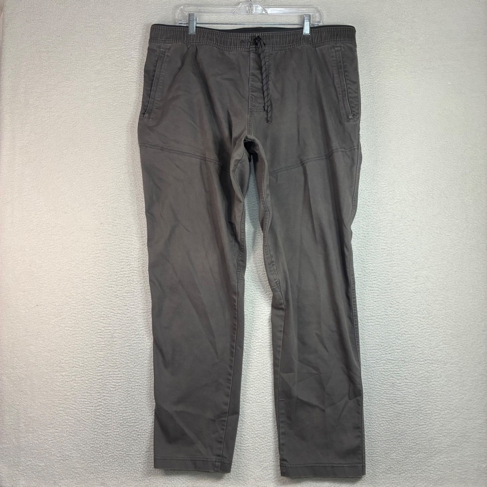 Kuhl Revolt Pants Men 2XL 38x32 Gray Hiking Outdoor Stretch Cotton Drawstring